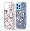 Магнитный прозрачный чехол с сердцем для iPhone 15/16/17 Pro Max - Защита по всей поверхности