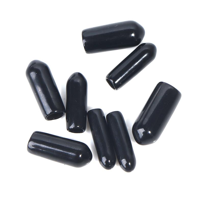 200pcs Rubber Round End Caps For Push-In Caps Of Pipeline Thread Protectors.