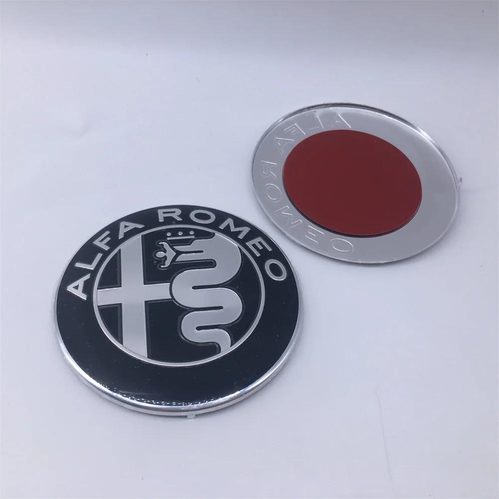 Car Stickers For Alfa Romeo 200pcs 7color 74MM for Alfa Romeo Giulia Stelvio Giulietta147 Mito Tonale Brera Disco Vola Steering