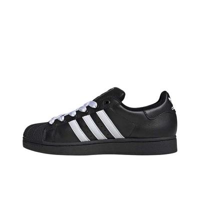 Superstar 2 черно-белые унисекс кроссовки Core-Black Cloud-White JI3538