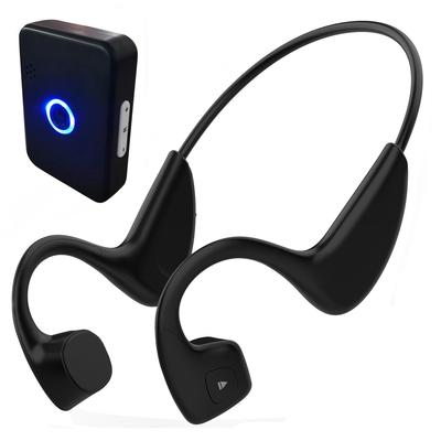 Наушники-усилители звука костной проводимости Bluetooth для телевизора, Наушники со звукосборником со встроенным передатчиком и микрофоном, Автоматическое сопряжение,