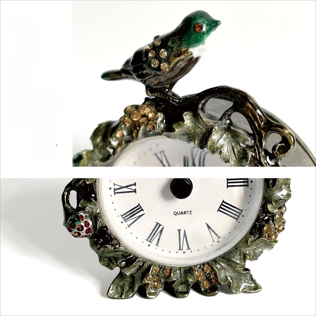 Европейский Ретро Новый Мини Маленький Часы Креативные Часы Гостиная Домашнее Украшение Модельная Комната Бесшумные