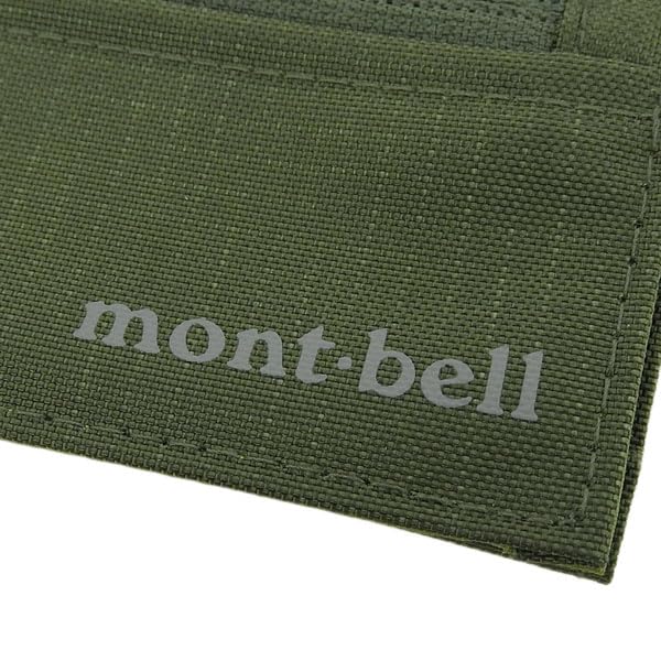 [Montbell] Кошелек для мужчин и женщин, тройной сгиб, мини-кошелек, компактный, нейлоновый, кошелек для путешествий, 1133248 (Темно-зеленый (ХГН)зеленый)