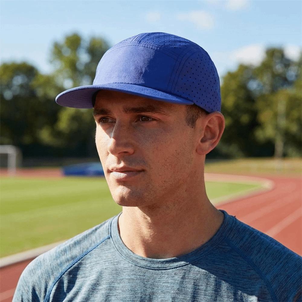 Lightweight Quick Drying Baseball Cap 5-panel Breathable Mesh Sport Cap Soft Waterproof Sun Hat Cycling