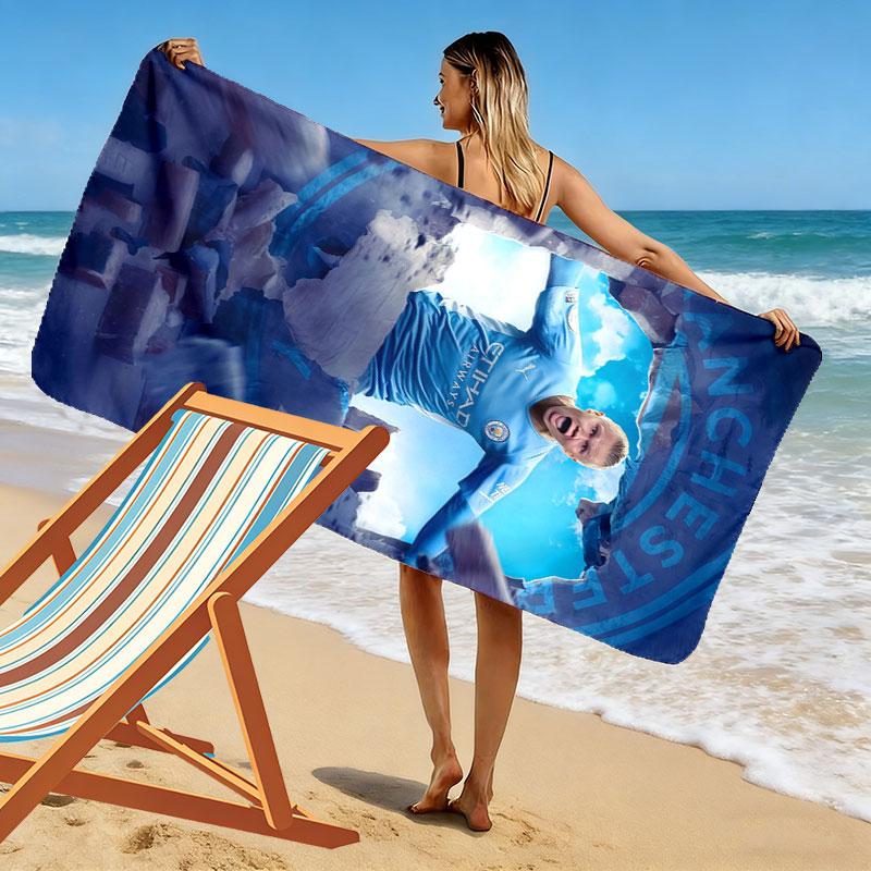 Haaland Dream Print Beach Towel, Large Soft Quick Dry Towel for Beach Camping Swimming