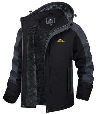 Outdoor Winter Work Stain Ski Thermal Black Gray M [TACVASEN] Куртка, Альпинизм, Одежда, Пальто, Устойчивая, Куртка, Водонепроницаемая, Пеший туризм, Одежда, Стильная,