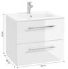 Wall-Hung Bathroom Cabinet with Sink, Soft Close, Pinia