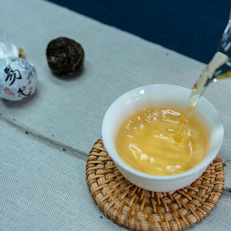 500г 8г чакунь Иу Жемчуг Дракона Пуэр Сырой чай Жемчуг Дракона ручной работы Туоча