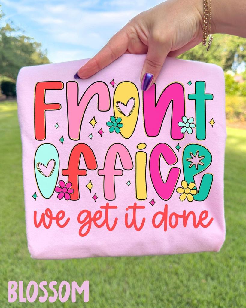 Comfort Colors Front Office Squad Shirt, T-Shirt, Preppy Secretary Tee, Dental Administrative Assistant, Staff Appreciation, Back to School