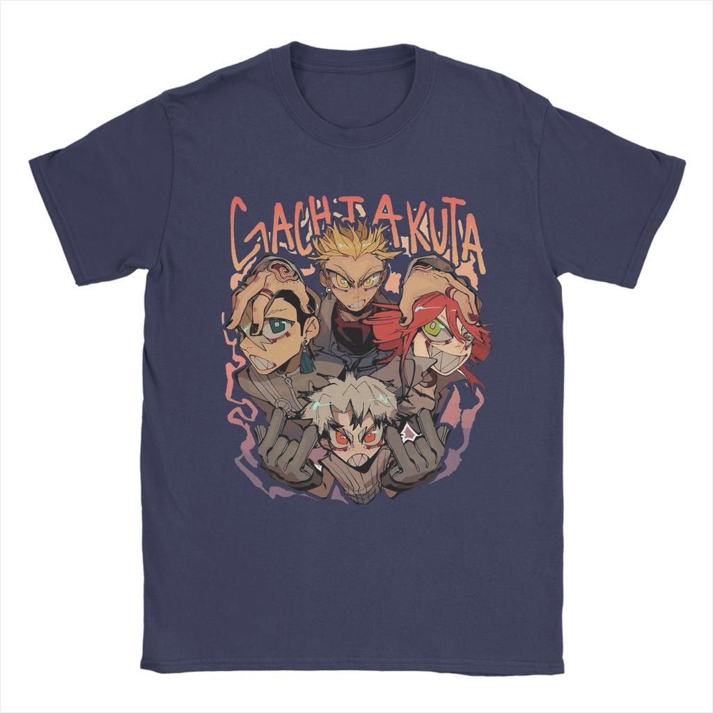 Japanese Anime Gachiakuta Cleaners T Shirt Unisexs Pure Cotton Vintage TShirts Crew Neck Tees Short Sleeve Tops Birthday Gift
