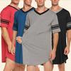 Men Summer Top Loose Daily Wear Breathable Pajamas Men Loungewear Male Garment