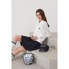 GOXO Воздушный вязаный кардиган на молнии с рисунком Улыбающееся Сердце Белый