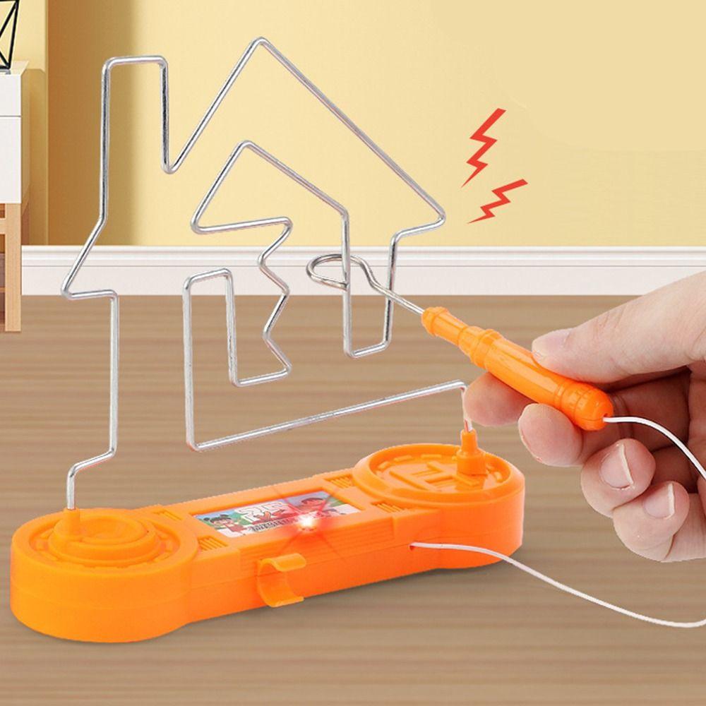 Electrically Charged Electric Touch Maze Concentration Exercises Maze Wire Board Children Gift