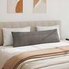 Sofa Cushions 2 Pieces Light Gray 145 x 40 cm Corduroy