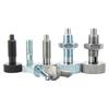 M6/M8/M10/M12/M16 304 Stainless Steel Knurled Knob Plungers Spring Plunger Self-locking Screw Bolts With Nuts