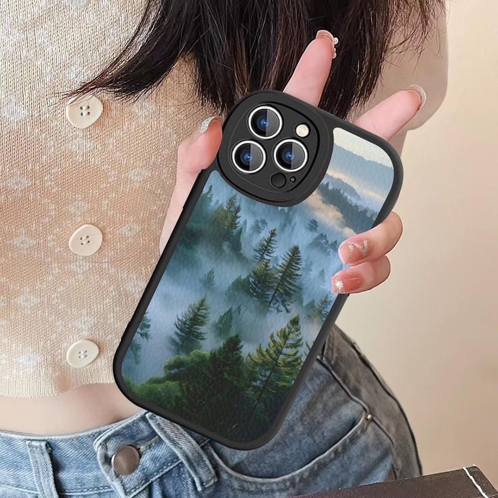 Forest Landscape Phone Case Hard Leather For IPhone 18 16 15 14 13 12 Mini 11 14 Pro Max Xs X Xr 7 8 Plus Fundas