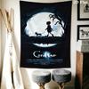 Coraline Tale Darkness Wonder Tapestry Wallmounted Fashion Print Homestay Soft Decoration Tapestry Atmospheric Background Cloth Christmas Gift