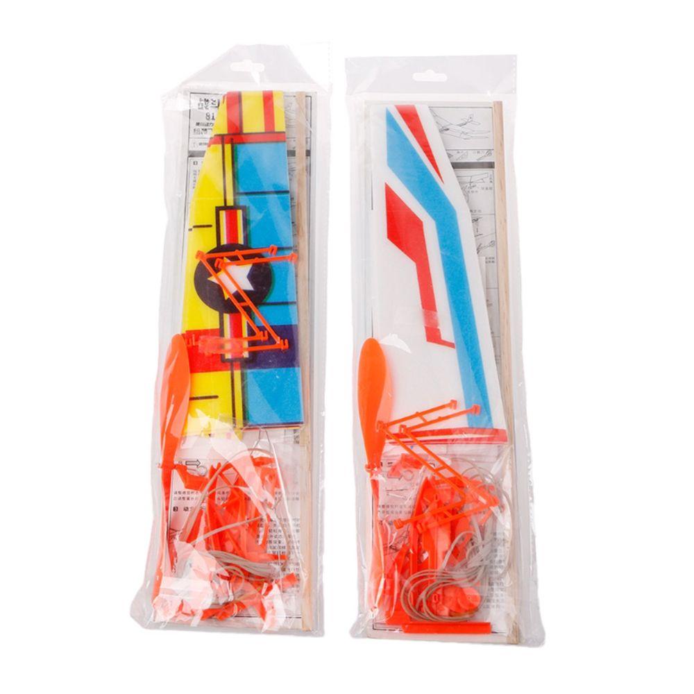 Лучший подарок Сборка модели самолета своими руками из пенопласта Самолет с двигателем Летающий планер Эластичный резиновый самолет