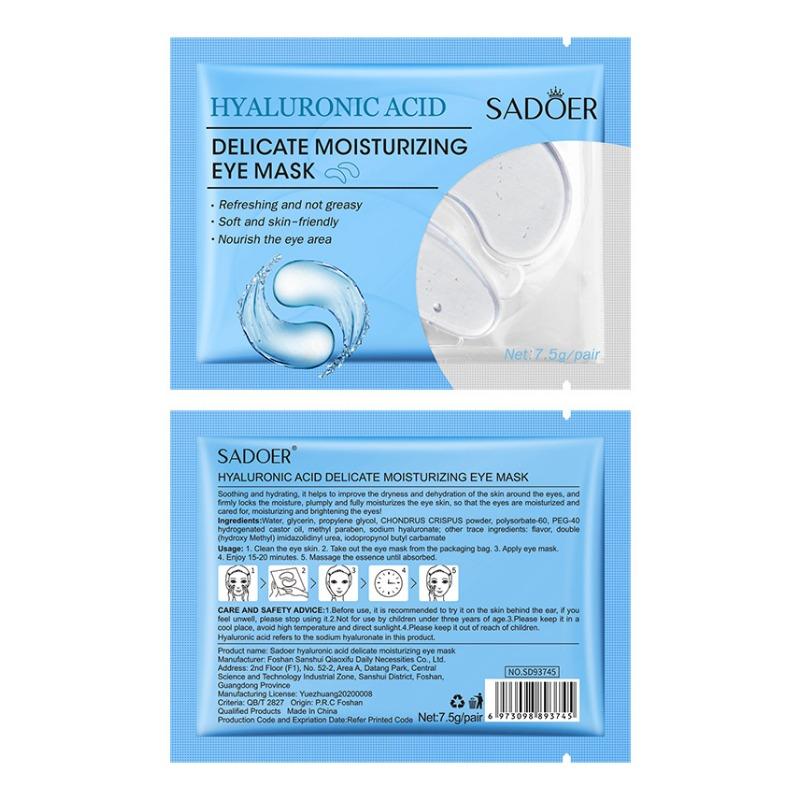Sadoer Набор таблеток Caviar Eye Mask Серия увлажняющих и увлажняющих масок для глаз