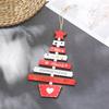 Christmas Letters Decorative Ornaments Christmas Tree Pendants Wooden