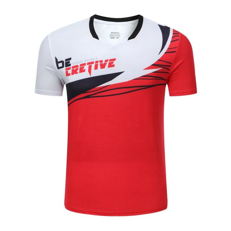 Quick-Dry Badminton Shirt Men Women Kids Sport T-Shirt Training Competition Uniform
