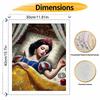 Disney Snow White Oil Painting Art Painting Set Home Wall Decor Handmade GiftSparkling Diamonds Bedding Princess Dreams