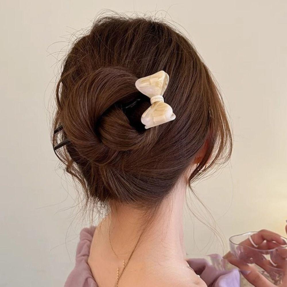 Корейский стиль U-образная шпилька для волос ретро-панель для волос французский бант палочка для волос головной убор ханьфу