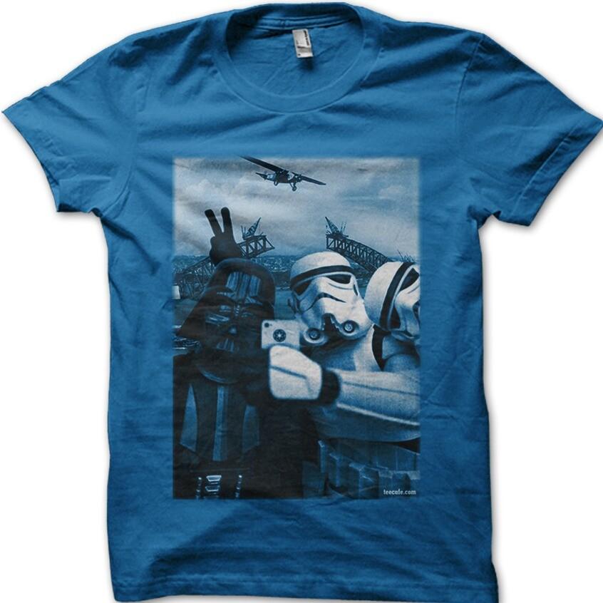 Star Wars StormTrooper Darth Vader Selfie Australia t-shirt 9773