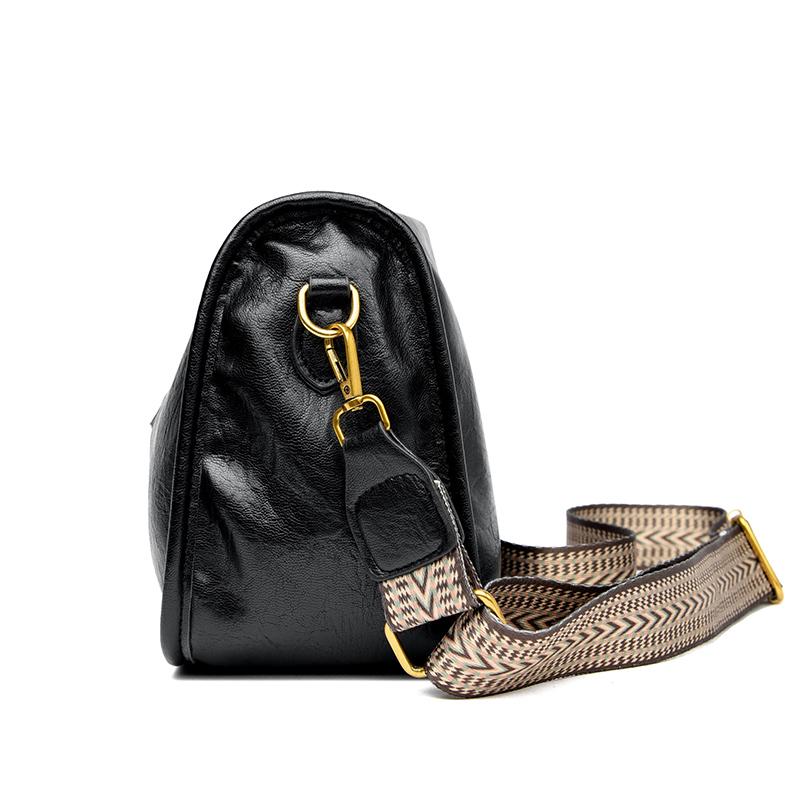 Женская сумка новая сумочка Оригинальная сумка через плечо Модная маленькая черная сумка нишевая сумка через плечо новая сумка через плечо