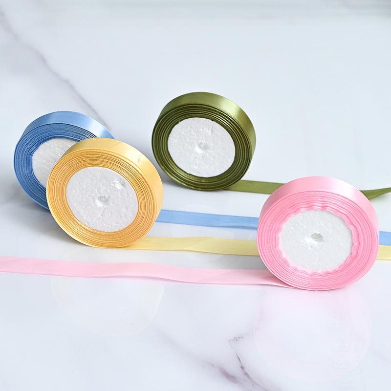 Decorative Embellishments Romantic and Cozy Polyester Ribbon Colorful Ribbon Flower Bag Decoration Ribbon Tie Cake Box Solid Color Clove Bow Ribbon