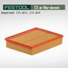 FESTOOL 496170 фильтрующий элемент FESTOOL Пылесос Оригинальная принадлежность CTL 26/36 E