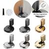 Zinc Alloy Mechanical Door Stop Nail Free Door Stopper Door Holders Catch Floor Stop Doorstop Furniture Door Hardware