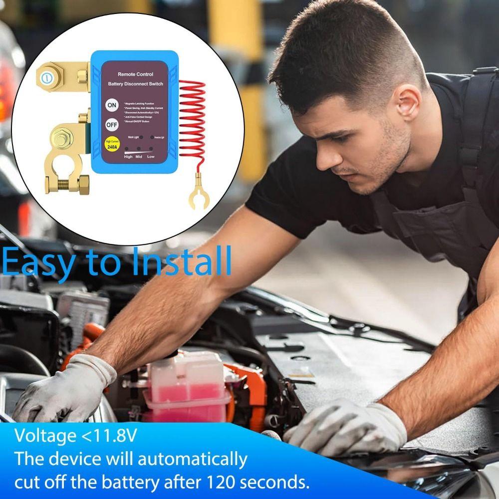 12V 240A Power Cut Off Kill Switches Quick Cut-off Anti-leakage Switch  Truck Auto Vehicle Parts