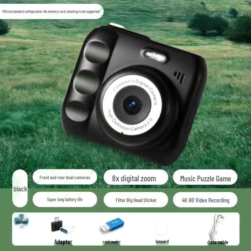 HD Dual Camera Instant Digital Camera for Students - Cute Design, Photo Upload to Phone