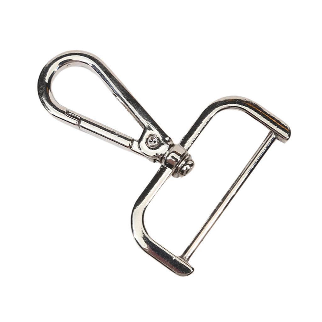 1pc Zinc Alloy Detachable Snap Hook Trigger Clips Buckles for Strap Belt Keychain Webbing Pet Leash Leathercraft Hooks 4 Sizes