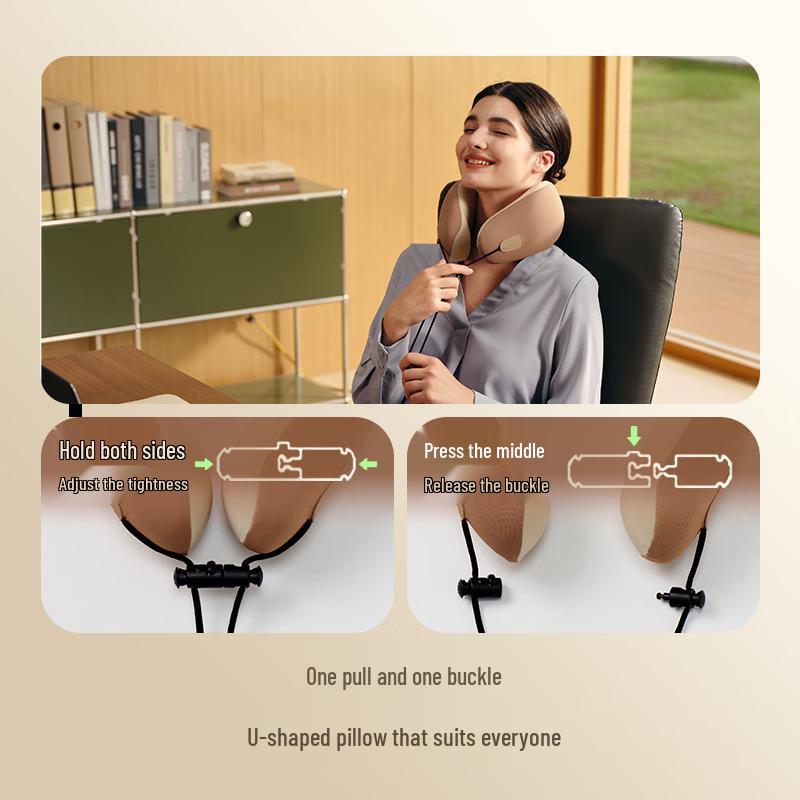 SKG Portable N1-2 Fashion U-shaped Neck Pillow CN plug (adapter included)