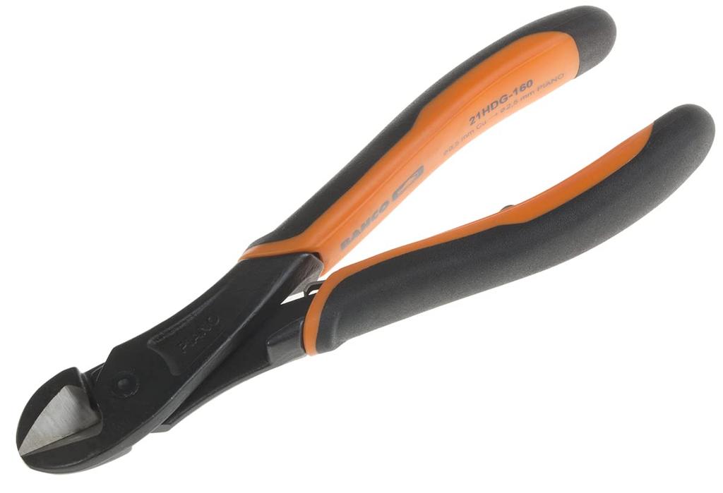 Bahco Ergo Side Cutter HD Heavy Duty Nippers, 160mm, 21HDG-160