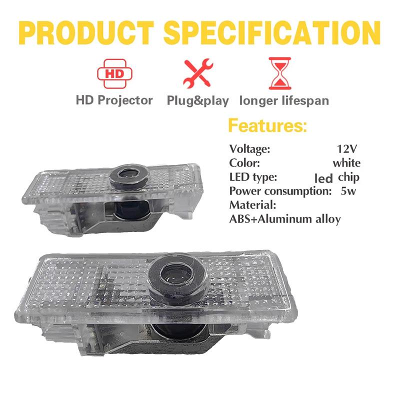 Светодиодная подсветка приветствия двери автомобиля, декоративная подсветка, логотип-значок автомобиля для BMW M 1 2 3 4 5 6 7 серии X1 X4 X3 X5 M3 M4 M2 X7 M5 F30 E90 E70