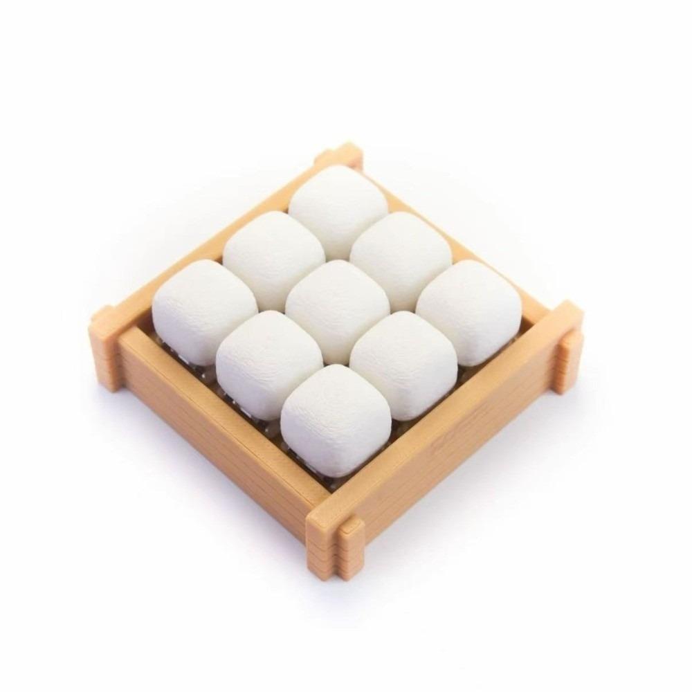 Fruit Biscuit Fidget Keyboard Keychain Simulation Stress Relief Toy Fidget Keychain For Adult
