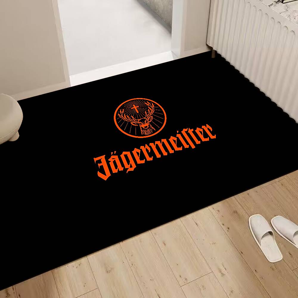 Логотип Jägermeister Коврик для ванной в стиле INS Мягкий Коврик для пола в спальне Домашний Коврик для прачечной Противоскользящий Добро пожаловать Коврик для двери