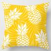 Современная простая наволочка с желтым цветком, домашняя подушка для дивана, наволочка для поясничной подушки, наволочка, поясничная подушка без подушки, 45*45 см