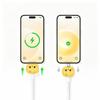 Cartoon Cat Auto Disconnect Adapter Auto Disconnect Charging Protector  Daily Commute