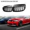 Для BMW 2005-08 E90 E91 323i 328i 335i Глянцевый Черный Цвет Передний Бампер Решетка Радиатора "Ноздри" Решетка M Performance Автомобильные Аксессуары Инструменты
