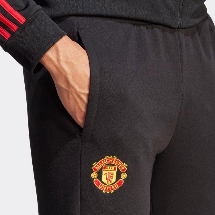 Adidas Manchester United Knitted Sweatpants Men's Black IA8536