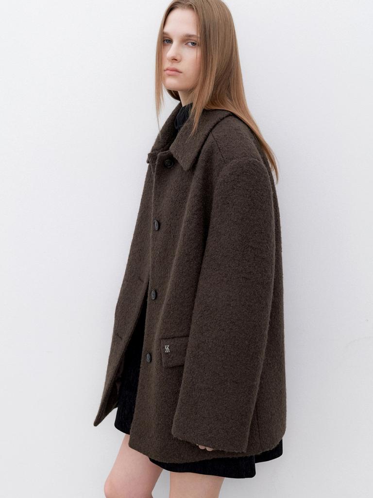 ATELIER NAIN Wool Boucle Overfit Jacket(Ct-1468)