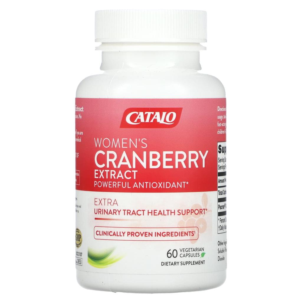 CATALO, Cranberry Extract for Women, 60 Veggie Capsules