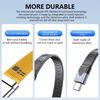 USB5 240W Type-C to Type-C Thunderbolt 5/4/3 Video Projection Cable 16K@60Hz Data Cable 80Gbps PD Fast Charging FPC Flat Cable