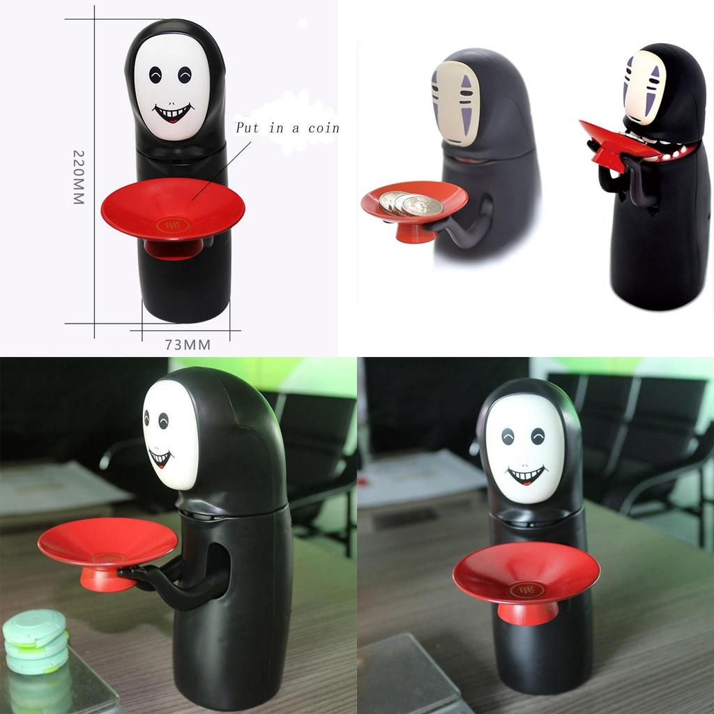 Spirited Away Kaonashi No Face Moving Coin Bank Exceptional Quality And Unique Design