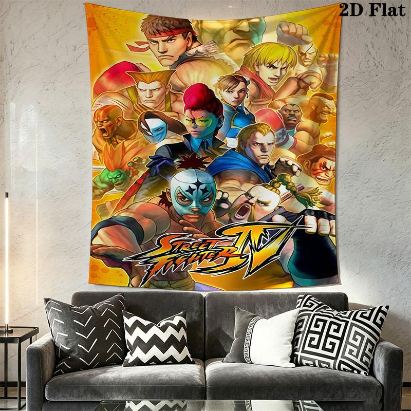 SF4 Wall Hanging Printed Fabric Blanket Decorative Tapestries for Bedroom Living Room Home Decor
