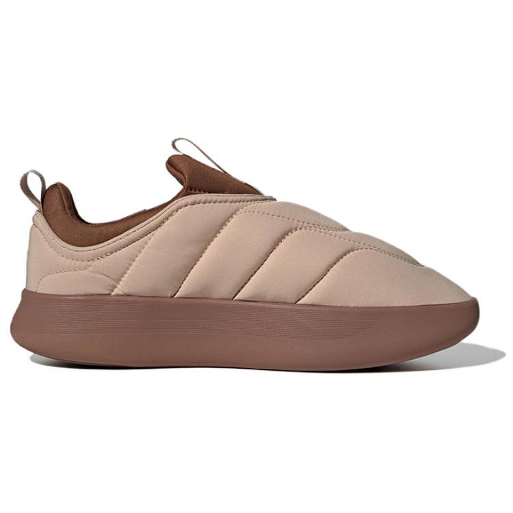 Adidas Adipuff Trendy Fashion Slip-Resistant Durable Low-Top Casual Shoes Unisex Sneaker Brown JP7710